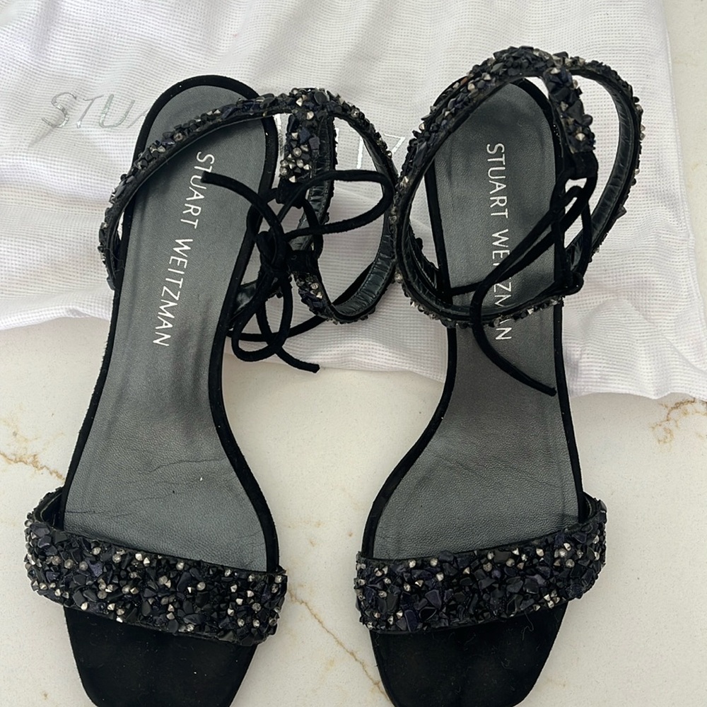 Stuart Weizmann Rocky Ibiza black suede